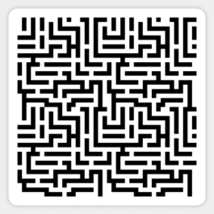Complex Labyrinth Pattern Sticker